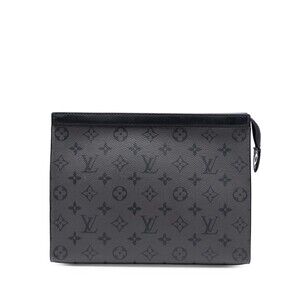 Pre-Loved Louis Vuitton Monogram Eclipse Reverse Pochette Voyage MM